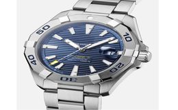 Luxury Mens Watch Top Quality Ceramic Bezel Sapphire Crystal Blue Dial Stainless Steel Calibre Waterproof Men Watches Male Wristwa9829550