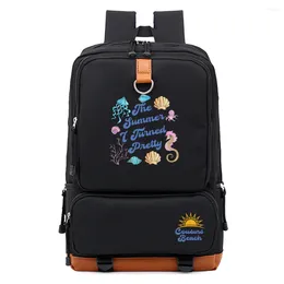 Backpack 2024 Tv Show Beach Shell Capacity The Summer I Turned Pretty Gift Fans School Bag Teentage Travel Rucksack Mochilas