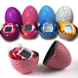 장난감 가상 게임 Tamagotchi 디지털 전자기 달걀 타마 코키 재미있는 애완 동물 핸드 헬드 미니 공룡 장난감 jqvga