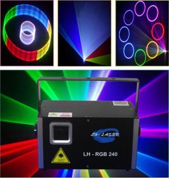 2000MW SD card ILDA programmable laser lighting show projector full Colour rgb animations disco party system6053030