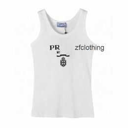 fashion womens clothing designer vest women knitted sleeveless top embroidered letters t shirt slim casual pullover tank tops X46B