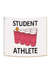 Student Athlete Flag 3x5 Ft Double Stitching Decoration Banner 90x150cm Sports Festival Polyester Digital Printed Whole4921081