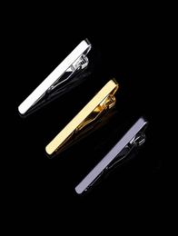 Simple Metal Silver Gold Tie Clip For Men Wedding Necktie Clasp Clip Gentleman Tie Bar Clasp Practical Tie Pin for Men Jewellery Gif8547678