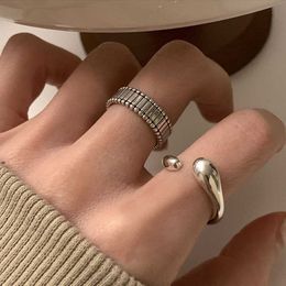 Small Design Sterling Silver Irregular Geometry Ring 2023 New Fashion Personalised Index Finger Ring Personalised