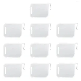 Kitchen Storage 10pcs Refrigerator Divider Tool Separator Side Door Reusable Tidy Partition Board Bathroom Box Pantry Snap On