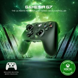 Grips GameSir G7 Xbox Gaming Controller Wired Gamepad for Xbox Series X, Xbox Series S, Xbox One, ALPS Joystick PC, Replaceable panels