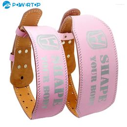 Waist Support Women Cowhide Gym Fitness Buckle Weightlifting Belt Belts For Squats Dumbbell Training Bodybuilding Lumbar Brace Protect
