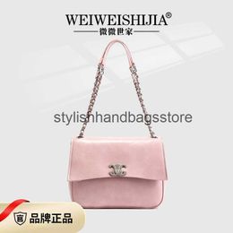 Shoulder Bags Stuff Live streaming aristocratic bag chain single shoulder crossbody high-end patent leather metal shiny diamond tote H240417