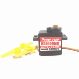 Power HD HD-1900MG 9G Metal Gear RC Servo Suitable for YTO 450 Straight Swash Plate EPO Fixed Wing RC Helicopter