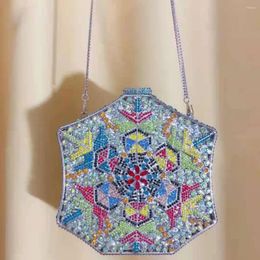 Drawstring XIYUAN Multicoloured Flower Women Crystal Evening Bags Purses And Clutches Formal Dinner Party Prom Ladies Diamond Handbags Gfit