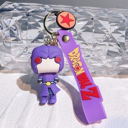 Moda Çizgi Film Karakter Keychain Kauçuk ve Sırt Çantası Takı Anahtar Yüzüğü Anahtarlık 084028