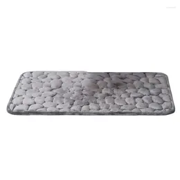 Bath Mats AT35 Bathroom Mat Thicken Non-Slip Memory Foam Pad Carpet Cobblestone Embossed Floor Rug Entrance Door