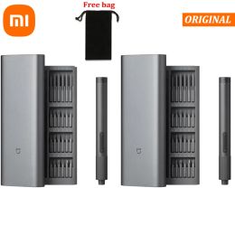 Products Xiaomi Mijia Electrical Precision Screwdriver Kit 2 Gear Torque Control 400 Screw 1 TypeC Rechargeable Magnetic Aluminum Case