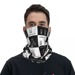 Scarves Cute Bubble Tea Bandana Neck Gaiter Printed Mask Scarf Multi-use Cycling Outdoor Sprots For Men Women Adult Windproof