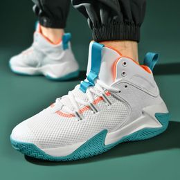 Trendy brand oversized basketball shoes designer sneakers student breathable running shoes field basketball boots outdoor sports training tennis shoes 39-48