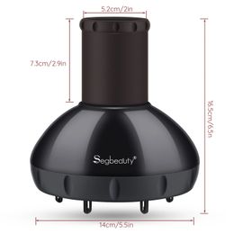 Segbeauty Diffuser for Hair Style Dryer Upgraded Diffuser for Curly Wavy Fitting Blow Dryer Salon Frizz-Free Diffuser 240403