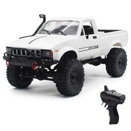 Diecast Model Cars WPL C24 Rc tracked vehicle 2.4G remote control vehicle 4WD RTR off-road vehicle electric vehicle Rc drift vehicle childrens toy boy J240417