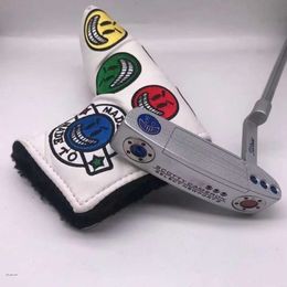 Blue Smiling Face Newport 2 Golf Putter Special Newport2 Lucky четырехлистого клевера мужские гольф-клубы Свяжитесь с нами, чтобы просмотреть картинки с логотипом 205