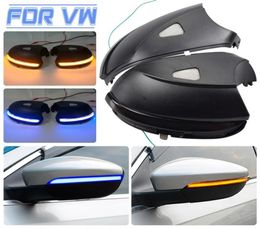 LED Dynamic Turn Signal Light Flowing Water Blinker Flashing Light For VW Passat B7 CC Scirocco EOS Beetle 2011 20148090311