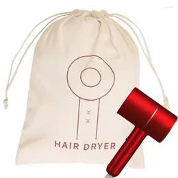 Storage Bags 1Pcs Hair Dryer Dust Protection Bag With Drawstring And Mouth Plush Cloth