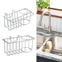 Kitchen Storage Useful Portable Home Bathroom Drain Basket Hanging Shelf Soap Sponge Holder Sink Organizer