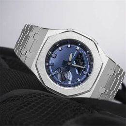 Premium 316L Stainless Steel Case + Strap AP Mod Kit for G-SHOCK Casioak GA2100/GA2110