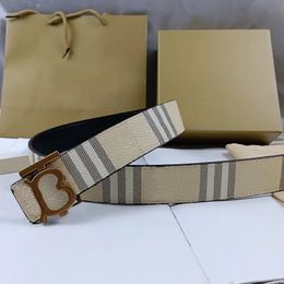 belts for woman belt designer designer belt mens Black Beige stripe Vintage fashion luxury belt Letter buckle of metal