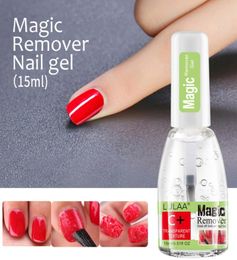 Gel Polish Remover Magic Remover Nails Semipermanent Uv Varnish Gel Magic Remover Varnish For Removing Gel Removal Wraps 15ml 0695000828