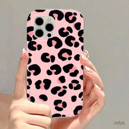 Cell Phone Cases Leopard Print Phone Case For phone 15 Pro Max Case phone 11 12 13 14 Pro Max XR XS X 6 7 8 Plus SE Soft Silicone Leopard Cover