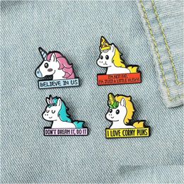 Pins Brooches Enamel Pins For Backpacks Cute Cat Lapel Funny Brooch Women Gift Drop Delivery Jewellery Dhuxi