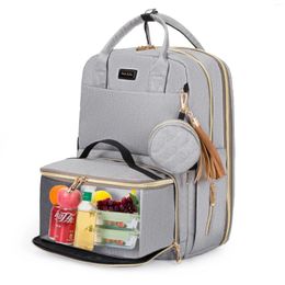 Backpack Lunch For Women 15.6 Inch Laptop Work With Insulated Cooler Bag Bookbag College School Picnic