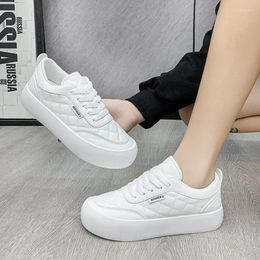 Casual Shoes Fashion Thick Soled Height Increasing Small White Female Sneakers Women Board Zapatillas De Deporte