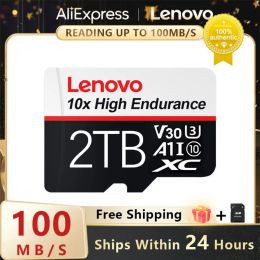 Cards Lenovo 2TB SD/TF Flash Memory Card 1TB Micro TF SD Card 512GB 256GB Mini SD Card Up To 100MB/s 128GB Waterproof For Phones Drone