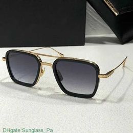 2024 Vintage Pilot Square Women's Men Sunglasses Fashion Designer Shades Golden Frame Style Sun Glasses Mens UV400 Gradient LXN-EVO DITA Sunglass NIA7