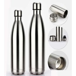 Storage Bottles Jars Diversion Water Bottle Secret Stash Pill Organiser Can Safe Stainless Steel Tumbler Ing Spot For Money Bonus Kett Otr8U