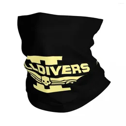 Scarves Helldivers Video Game Bandana Neck Cover Printed Wrap Scarf Warm Cycling For Men Women Adult Breathable