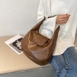 Bag INS Fashion Women Big Shoulder Designer Handbag Female Hobo Soft Pu Leather Large Capacity Crossbody Ladies Tote Bags