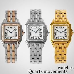 Designer watch Women's watches Gold Watches Movement watches High quality quartz movement 22 or 27 mm size Diamond dial Sapphire fashions classic Luxury Woman Watch