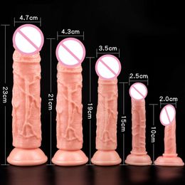 Realistic Dildo Skin Feeling sexy Toys for Women Big Penis with Suction Cup Female Masturbator Anal sexy Product