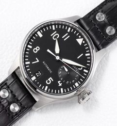 U1 Topgrade AAA Luxury Designer Watch New Men Automatic Mechanical Big Classic Pilot Watches 46mm Le Prince Black Genuine Leather2238956
