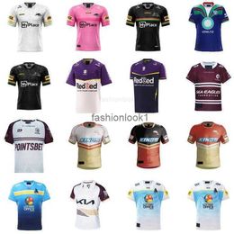 2024 Penrith Panthers Rugby Jerseys Gold Coast 23 24 Titans Dolphins Sea Eagles STORM Brisbane home away shirts Size S-5XL fw24