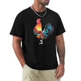 Men's Polos Rooster T-shirt Sweat Plus Size Tops Hippie Clothes Edition Heavyweight T Shirts For Men