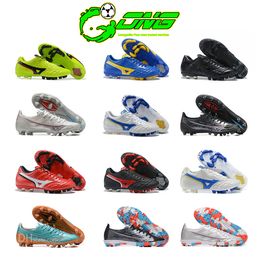 Designer Cleats New Men's Football Boots Morelia Neo III Beta Made in Japan 3S SR4 Elite Dark Iridium Blue Future Lion and Scourge Outdoor Football Boots storlekar 39-45