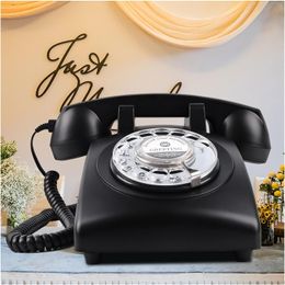 Audio Guestbook Audio Guest Book Wedding Phone, Record Customised Audio Messages with Guest Book (Color : Black)