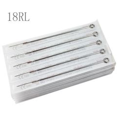 Box Of 50PCS 18RL Round Liner Premade Sterilized Disposable Tattoo Needles Supply 7068156