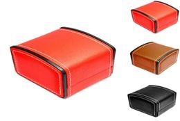 Fashion Watch Box Faux Leather Square fashion Jewellery Watch Case Display Gift Box with Pillow Cushion8526152