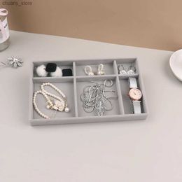 Accessories Packaging Organisers Velvet Jewellery Display Stackable Exquisite Holder Portable Ring Earrings Necklace Organiser Box organizator de boys Y240417
