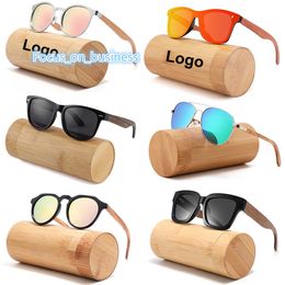 Wholesale ECO Friendly Custom Unisex Designer Retro TAC Mens WoodenCustom Polarised Sunglasses Bamboo