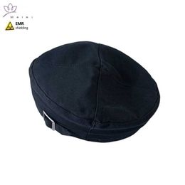 ADI4 Berets simple fashion anti-electromagnetic radiation 100% silver fiber beret mobile phone WIFI electromagnetic wave shielding beret d24417