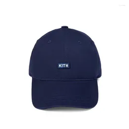 Ball Caps Trendy Adjustable Inner Label Summer Men's And Women's Baseball Cap KITH Classic Duckbill